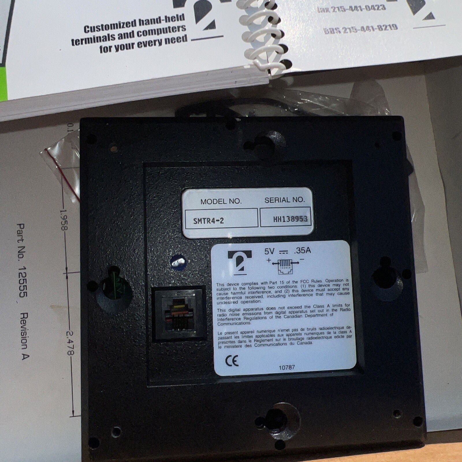 Two Technologies SMT ascII terminal Smtr4–2 Series Panel Mount Terminal