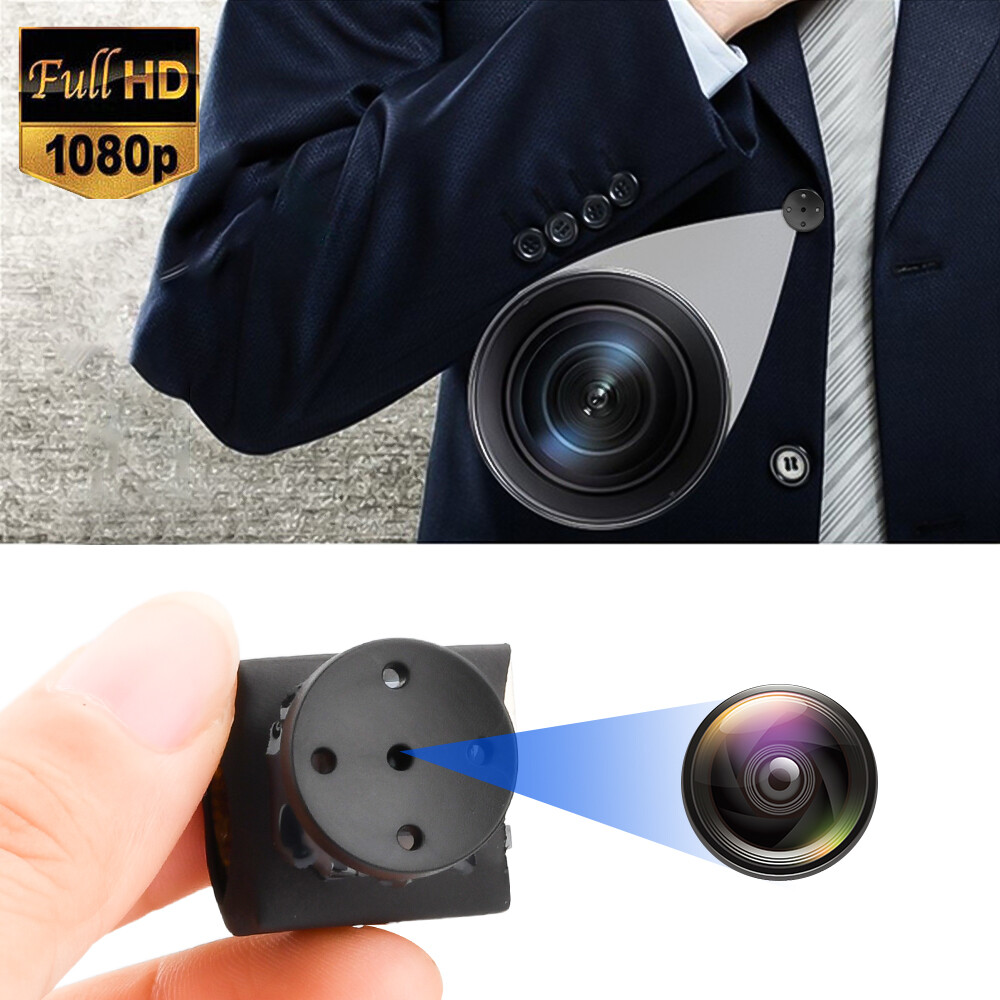 1080P Small Button Camera Built-in Battery Micro Mini DIY Body Video Recorder