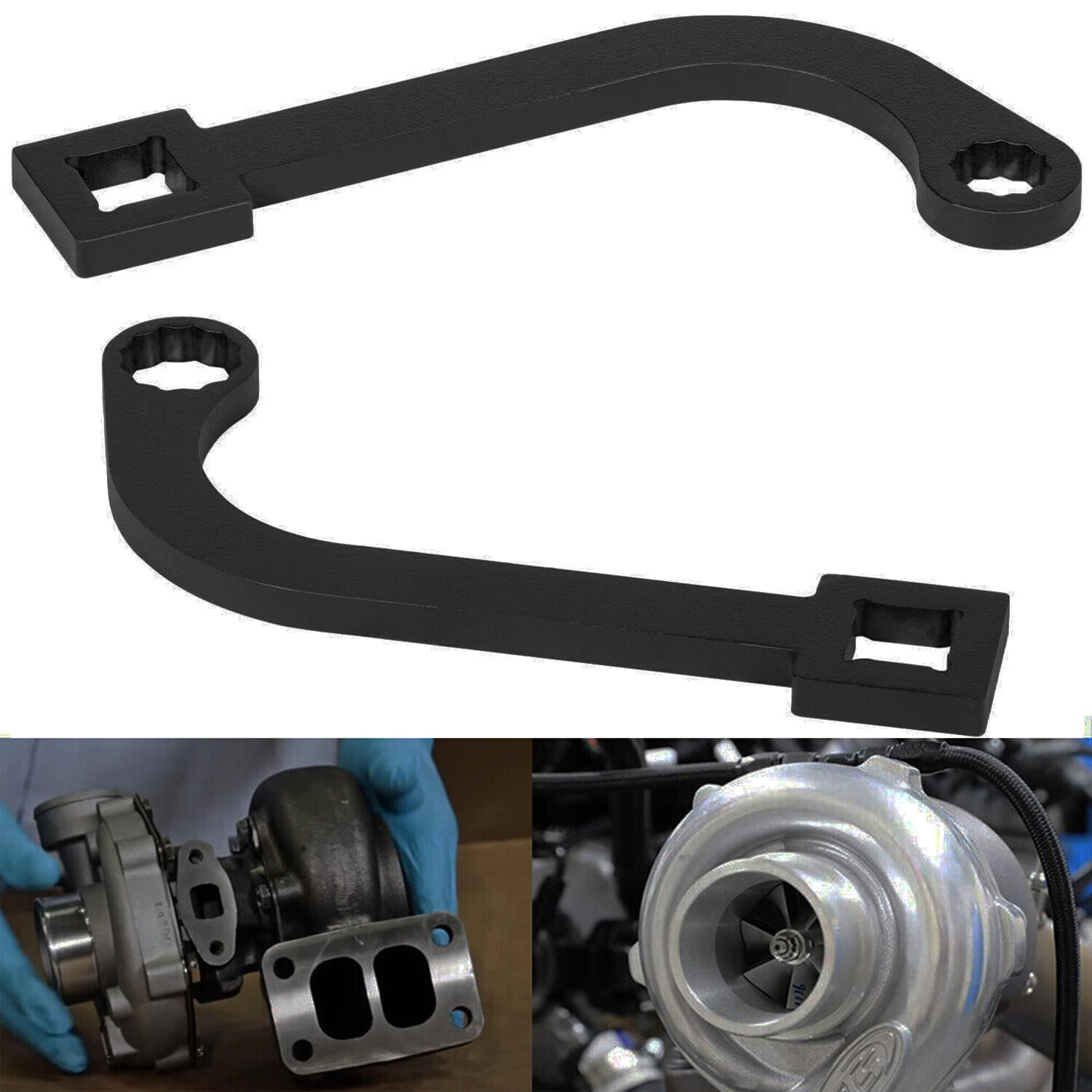 12MM & 15MM Turbo Charger Bolt Wrench for Cummins ISB 5.9L 6.7L Replaces 9866