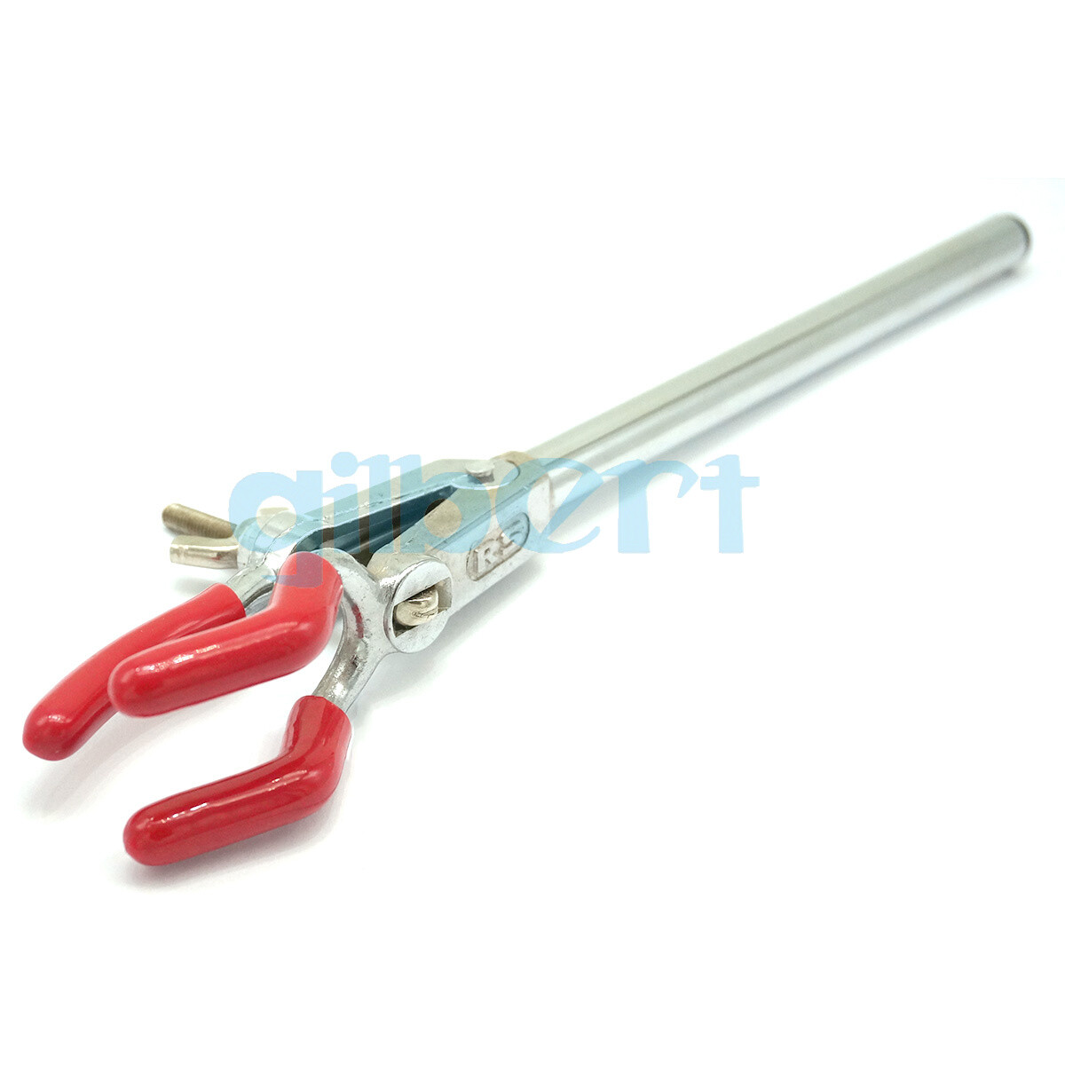 Clamp 30mm 3 Prongs Buret Zinc-Aluminum Alloy Clamp Lab Stand Tube Holder Small