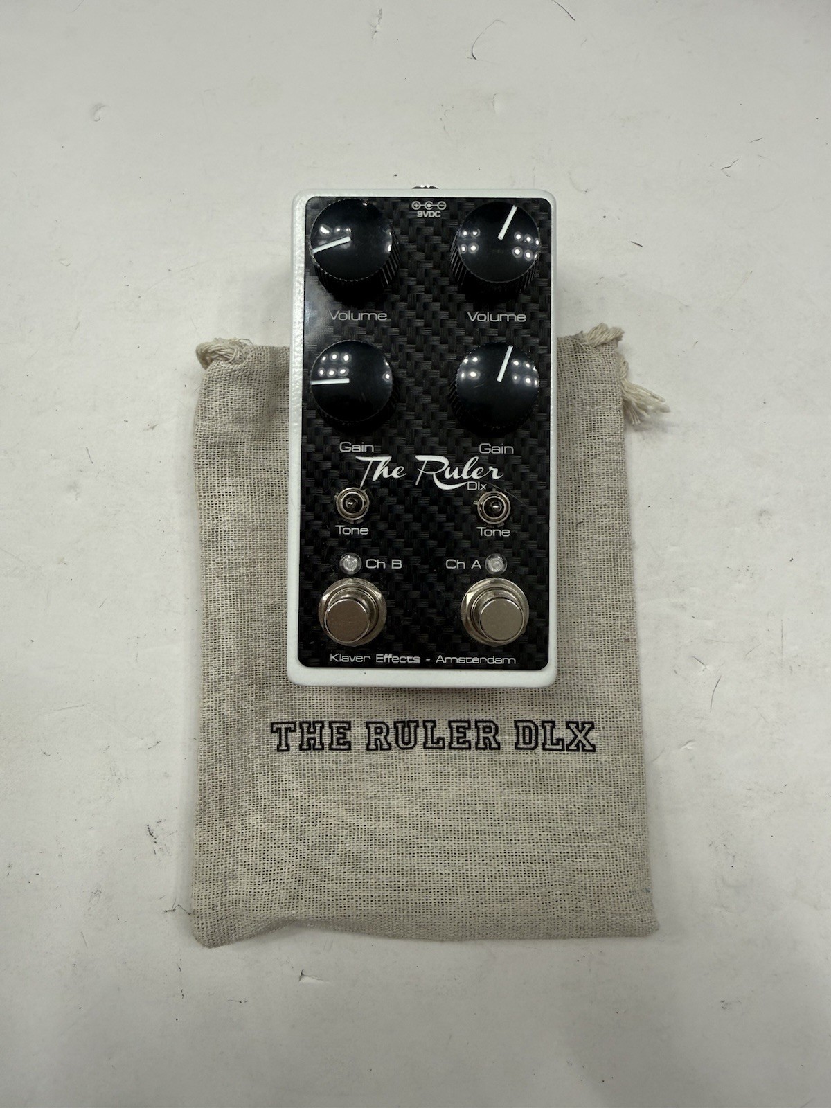 Klaver Effects The Ruler DLX Deluxe Dual Overdrive Amsterdam Guitar Effect Pedal