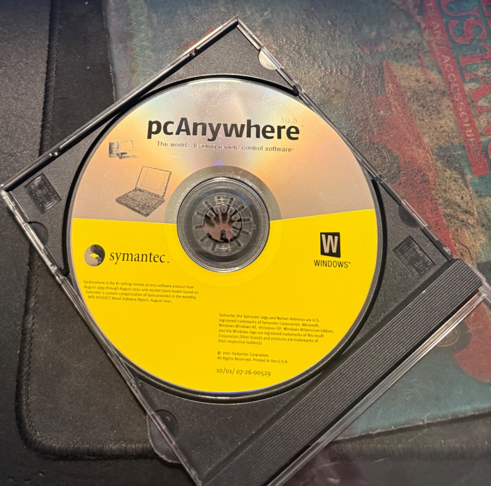 Symantec pcAnywhere Version 10.5 Host CD (2001) for Windows Disc Only