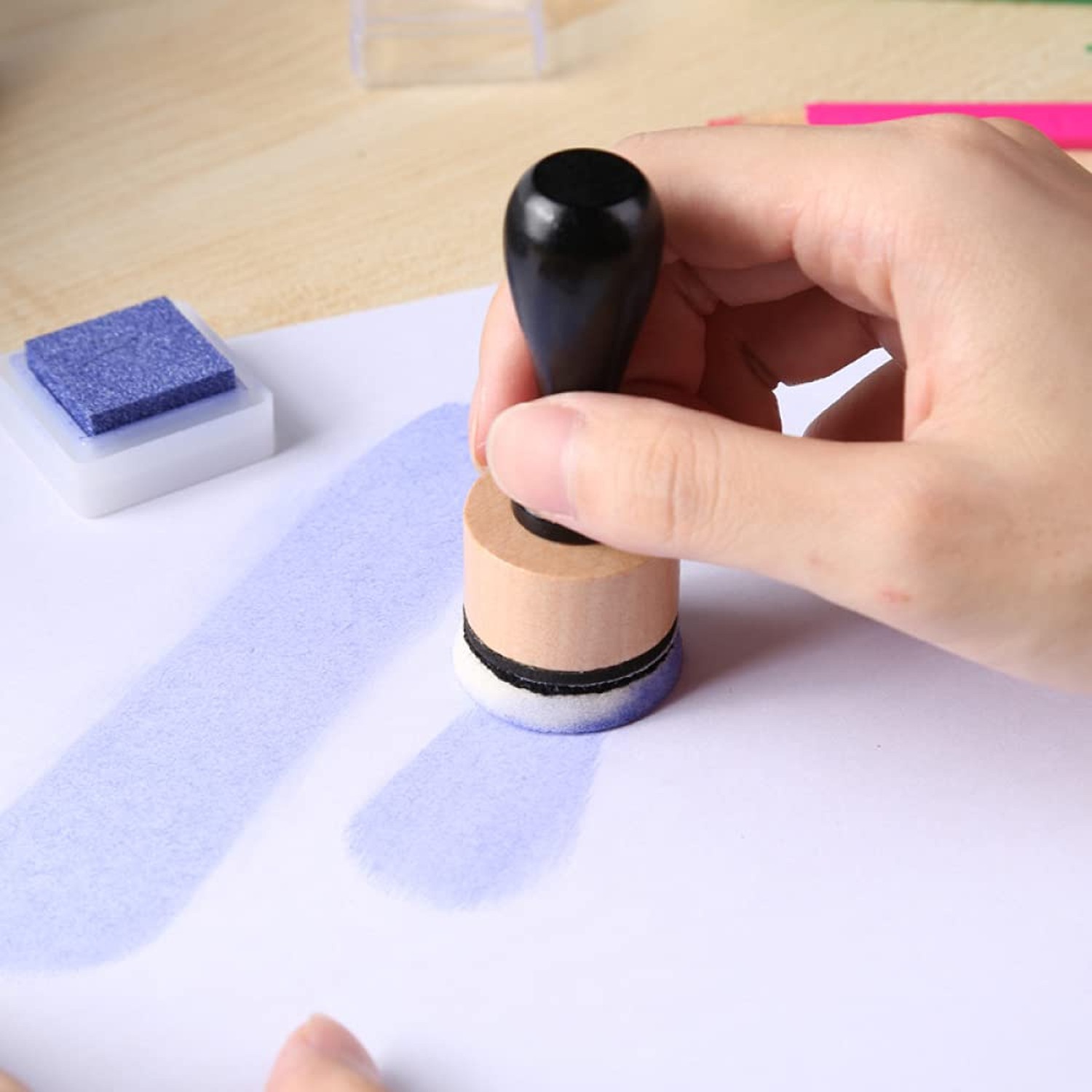 CYFUN DESIGN Ink Paints Mixing Blending Tools,Mini Replacement Foam Refills a...