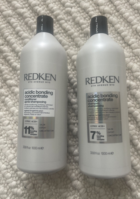 Redken Acidic Bonding Concentrate Shampoo and Conditioner 33.8 oz