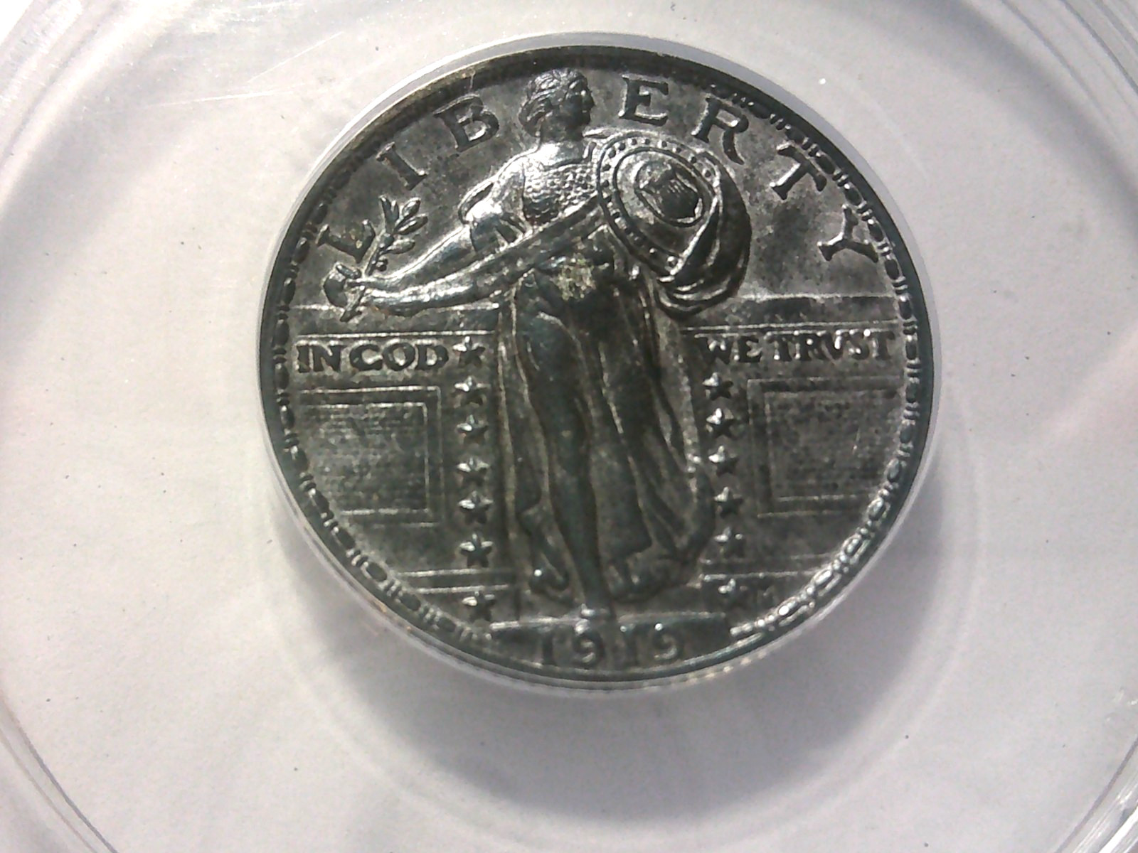 1919-P Standing Liberty Quarter AU-53 ***FULL HEAD***