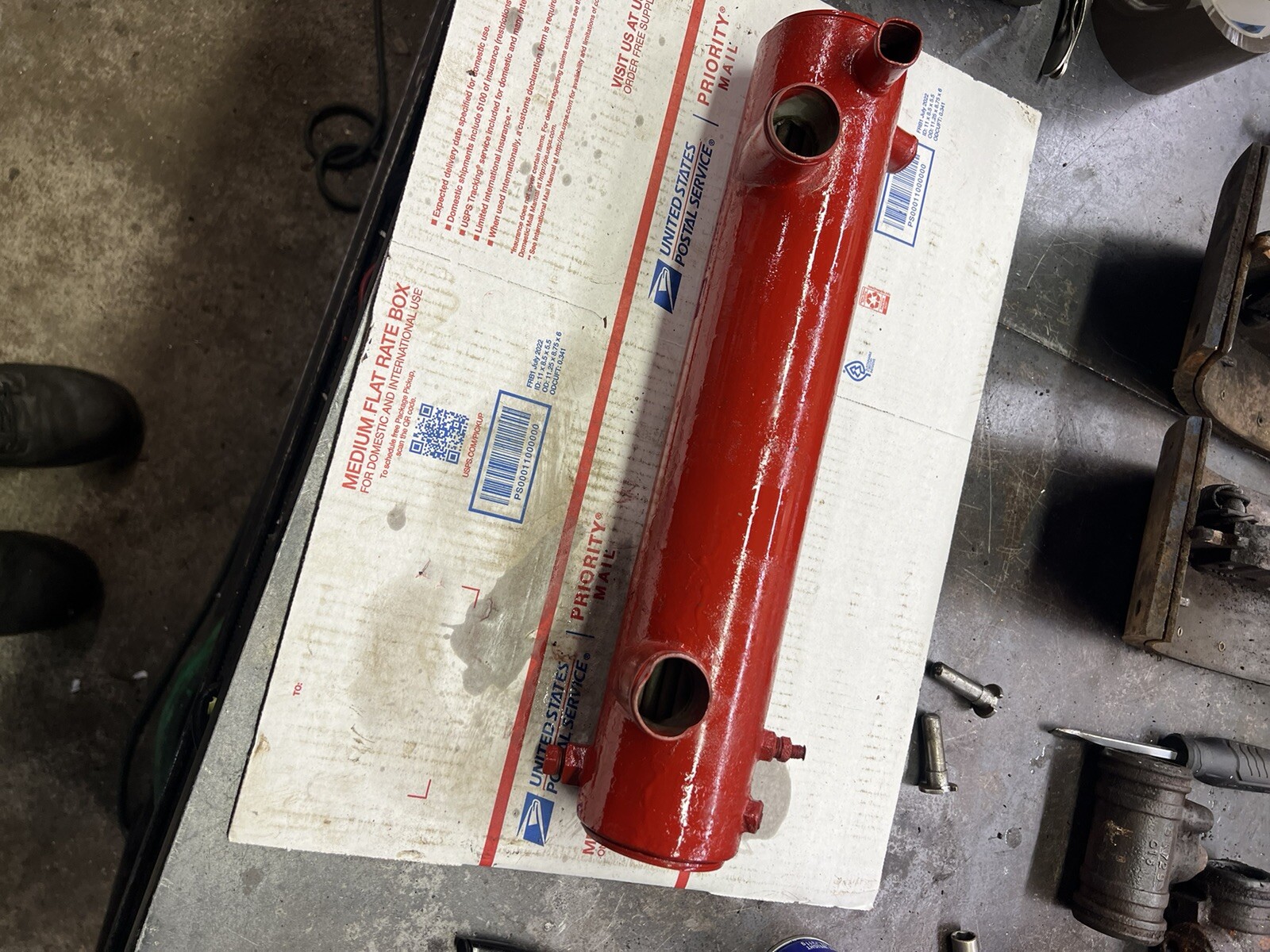Westerbeke 16inch by 3 inch heat exchanger