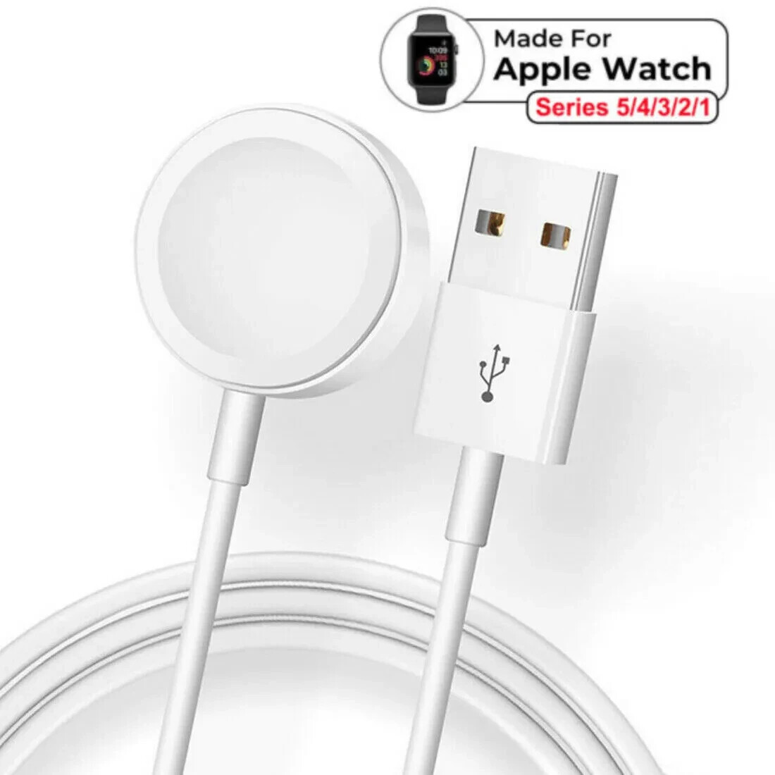 Magnetic USB Charging Cable Charger For Apple Watch iWatch Series 3/4/5/6/SE/7