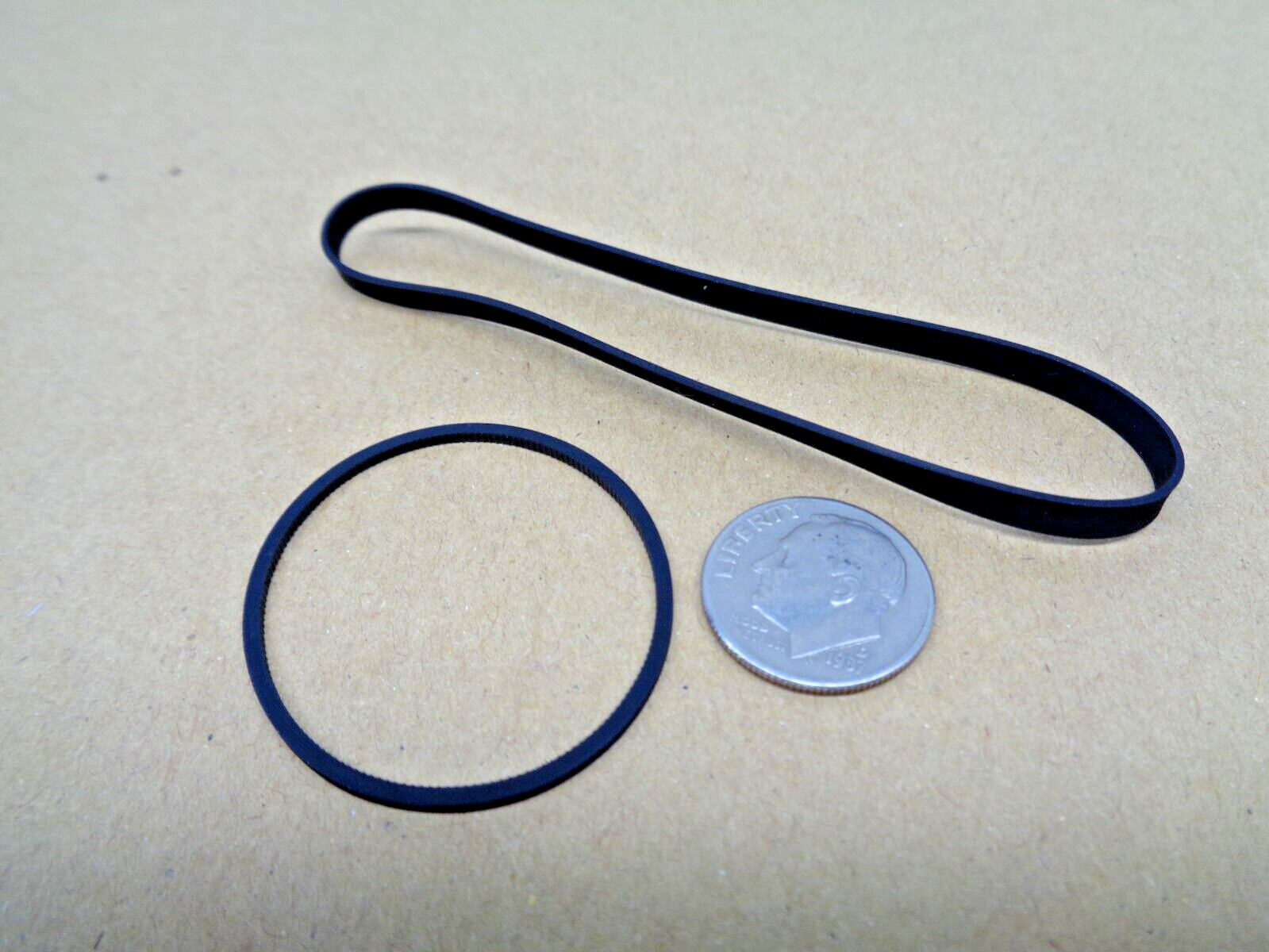 2 PCS BELTS KIT FITS HITACHI CAMCORDER VM-C30A VM-C3OU/C VM-050A (2 NEW BELTS)