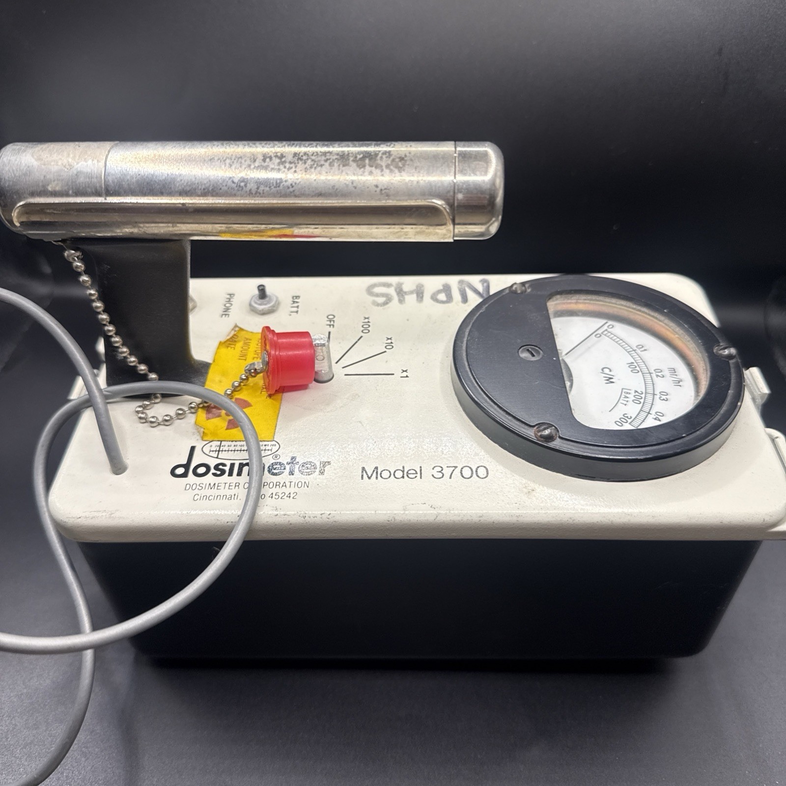 Dosimeter Model 3700 Geiger Counter Survey Meter