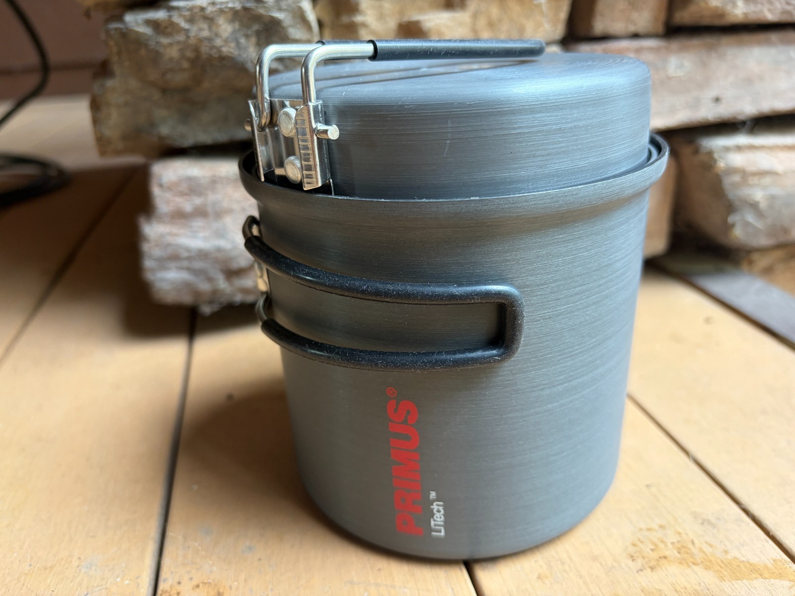 Primus Litech Trek Kettle 1.0L with Fry Pan Lid / Titanium Coating