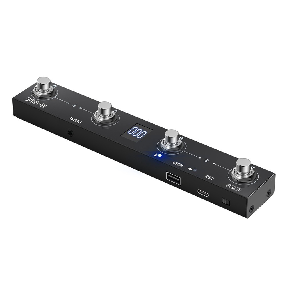 For M-VAVE Chocolate Plus For MIDI Footswitch Controller Rechargeable 4Buttons