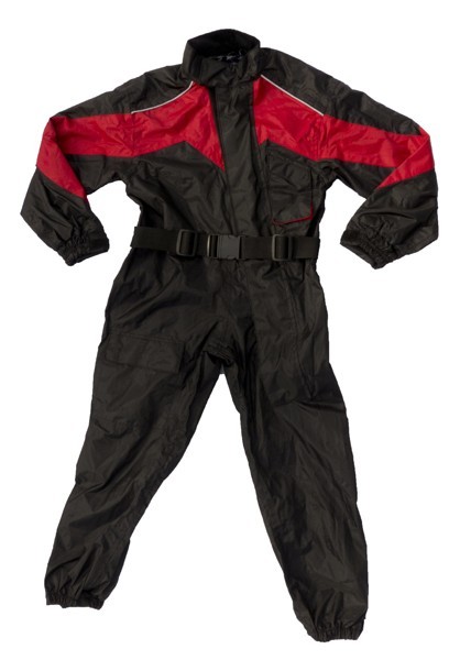 Baby Biker Kids Clearance Childs Waterproof One Piece Suit Red - Short Body - T