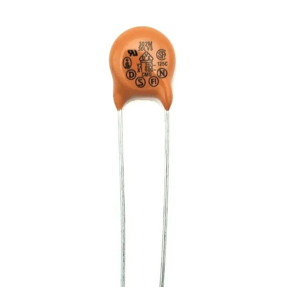 Vishay 3000pf 3nf .003uf Y250V X400V Y5U 302M Ceramic Disc Safety Capacitor