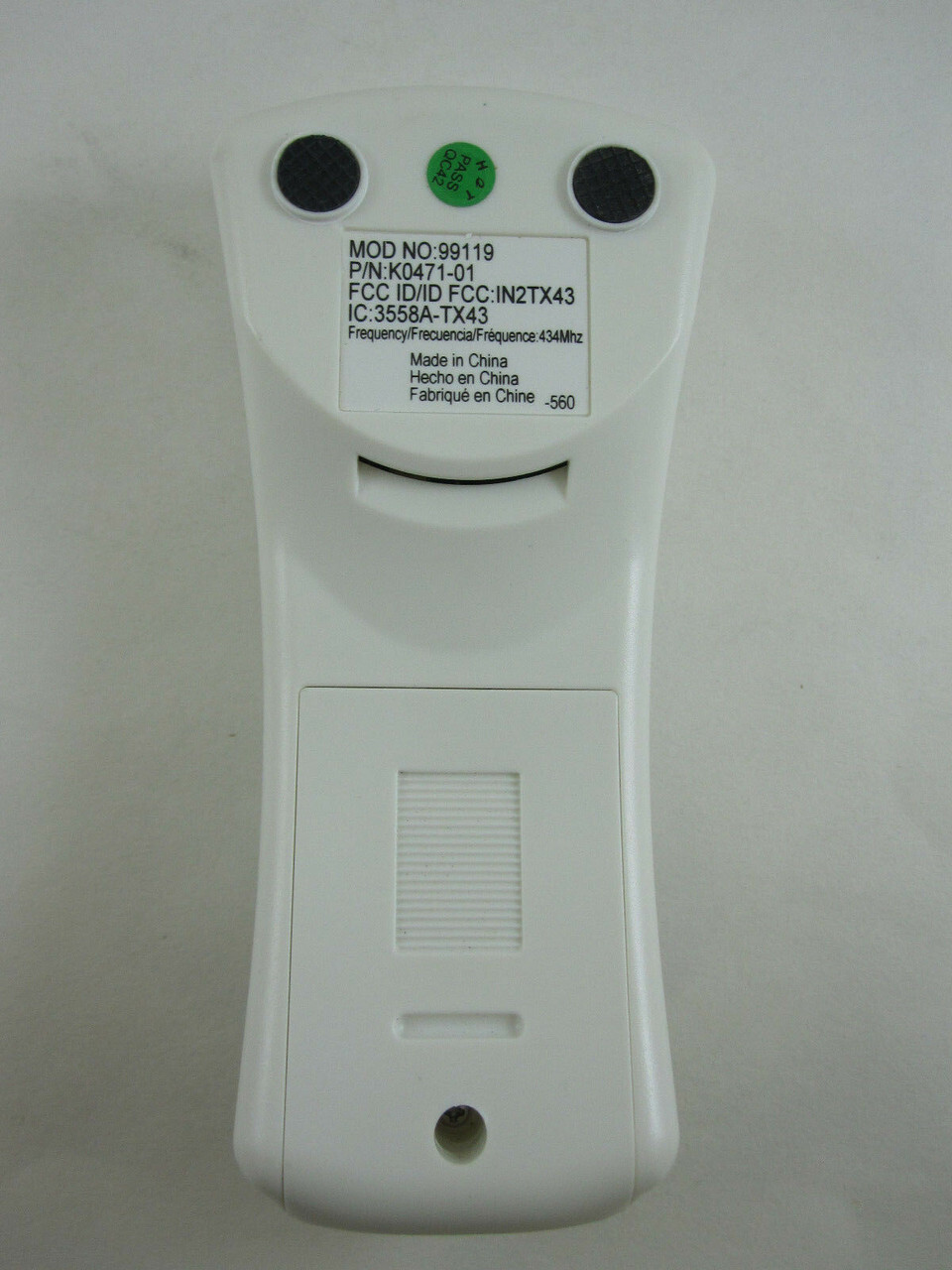 Hunter Geniune Replacement Handheld Ceiling Fan Remote Control Transmitter 99119