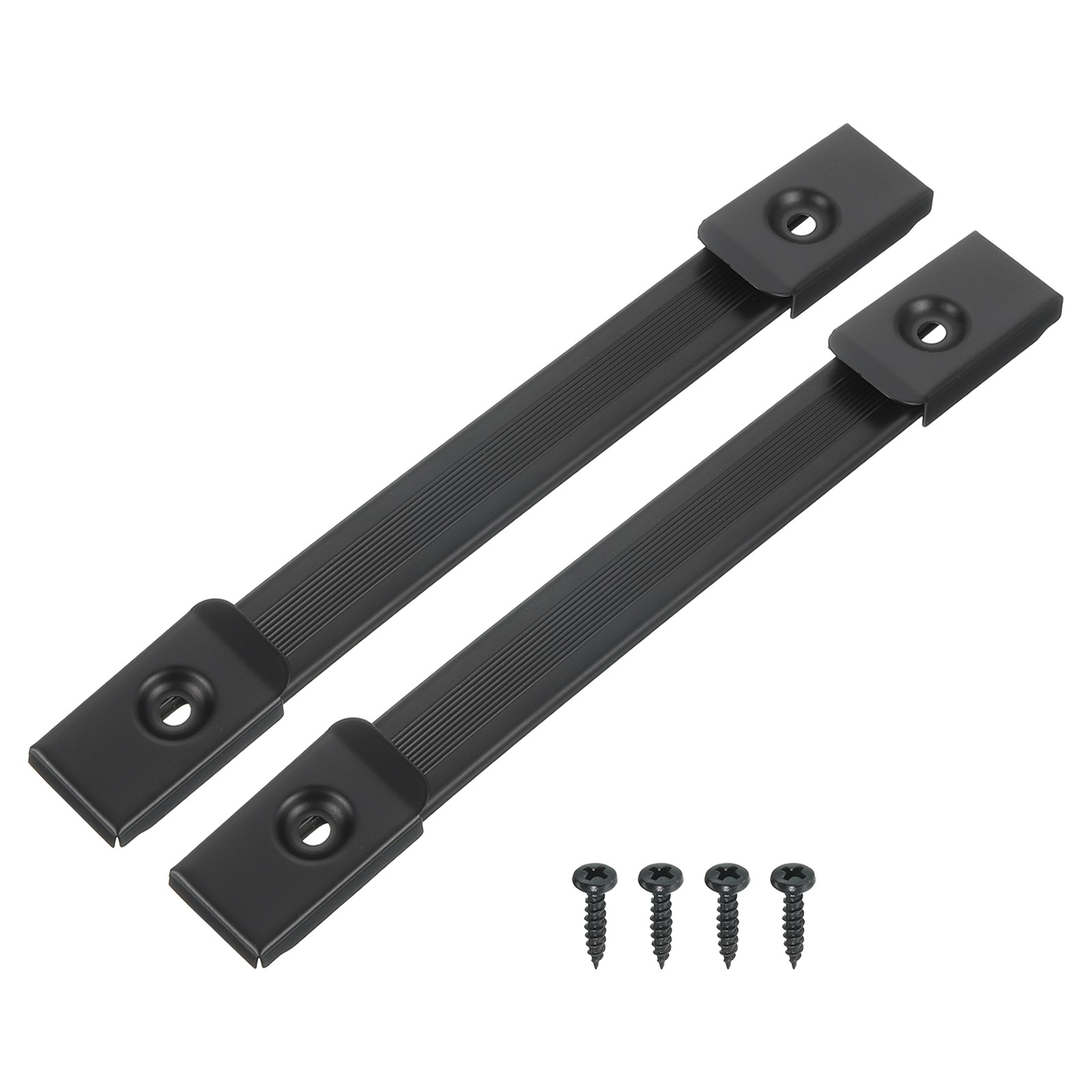 8 Inch Speaker Handle Spring Steel Handle with Screw Black 2Pcs