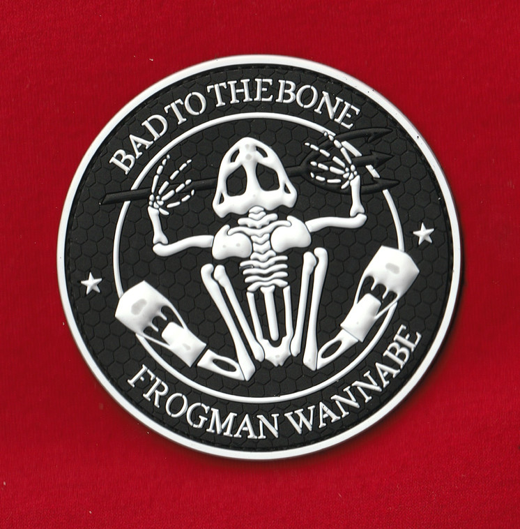 Vintage 3D PVC Hook Patch Navy SEAL Team 6 DEVGRU BUD/S UDT FROGMAN WANNABE Fins