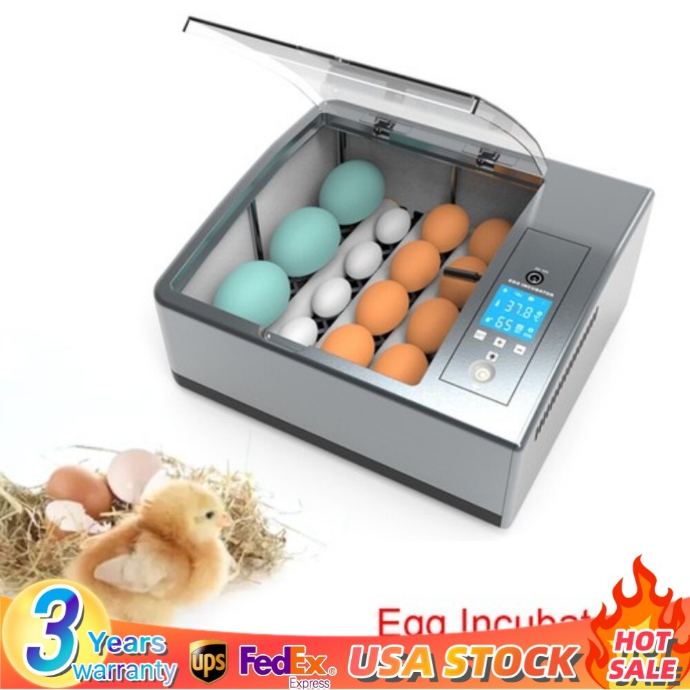 ✅16 Eggs Egg Incubator for Hatching Egg Full Automatic Turning Duck Chicken Egg