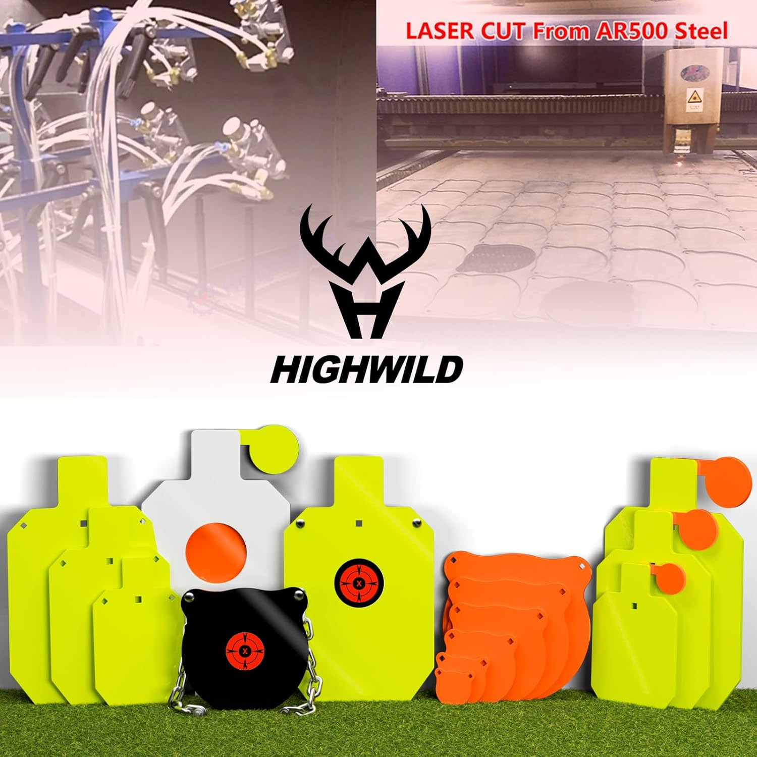 Target Stand System - AR500 Steel Target with 2X4 Mount Kit