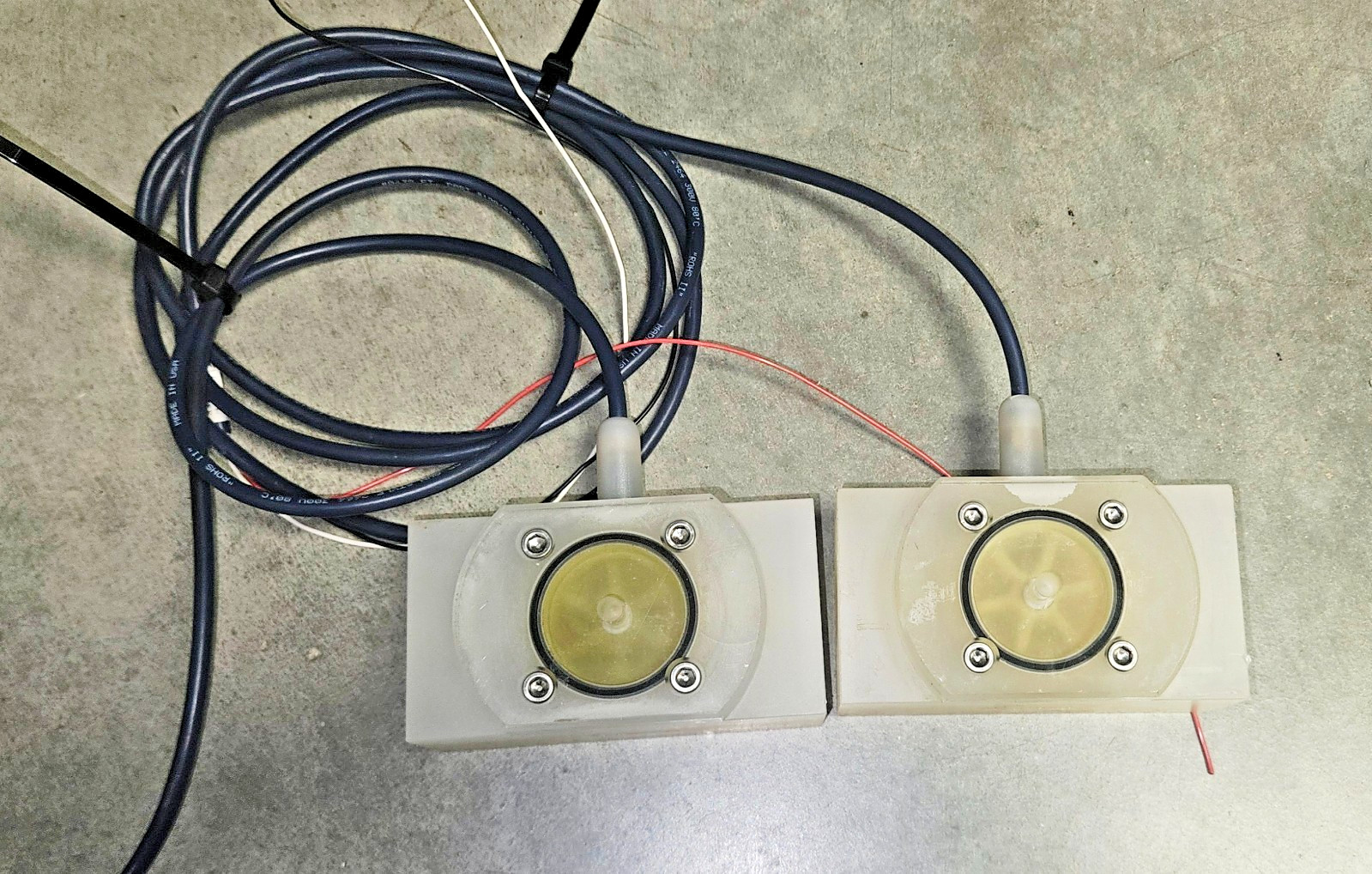 SEAMETRICS Flow Meter p/n SPX-050-13 / SPX05013 *LOT of 2* - 1/2" inlet/outlet