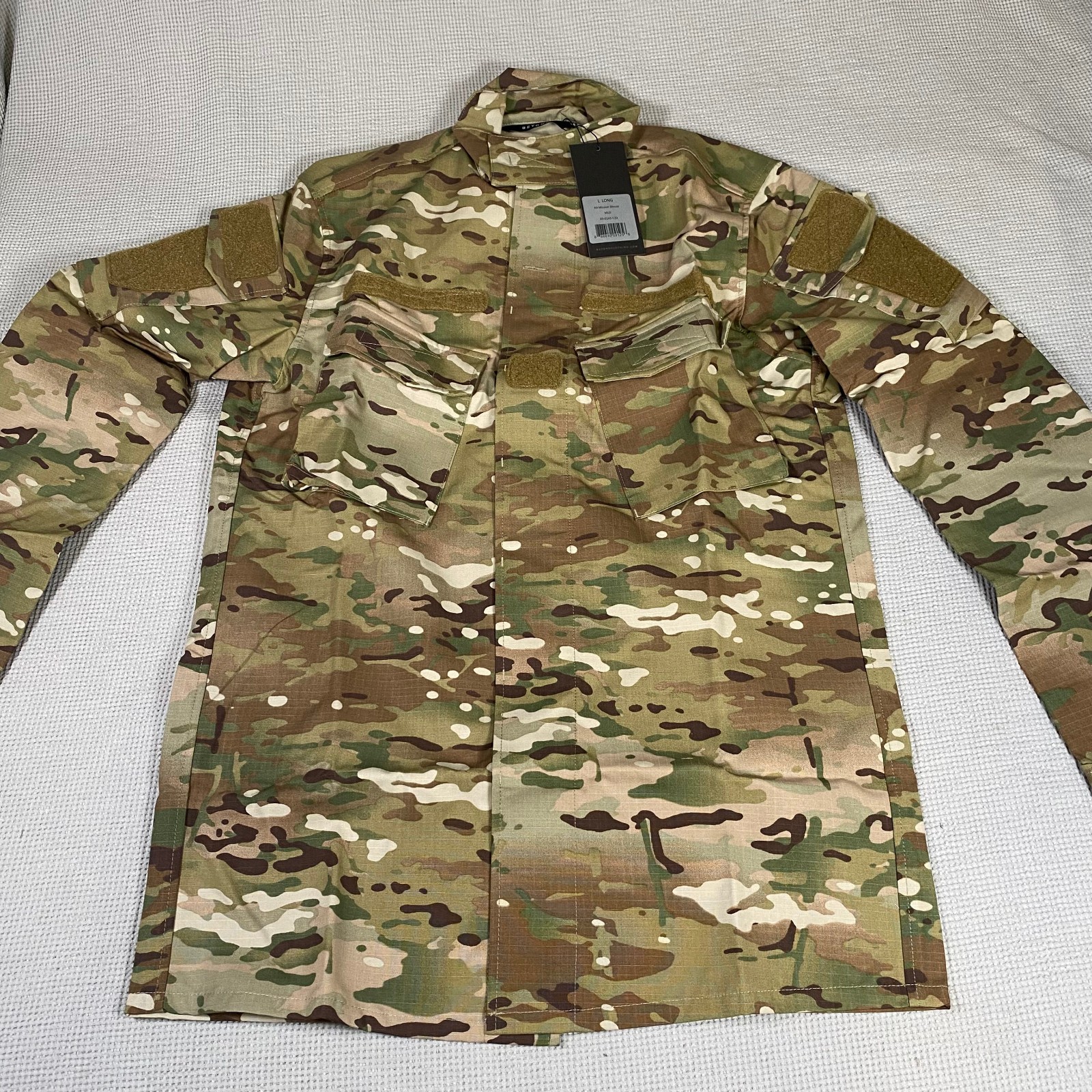 Beyond Clothing A9 Mission Blouse Top Multicam - LARGE LONG