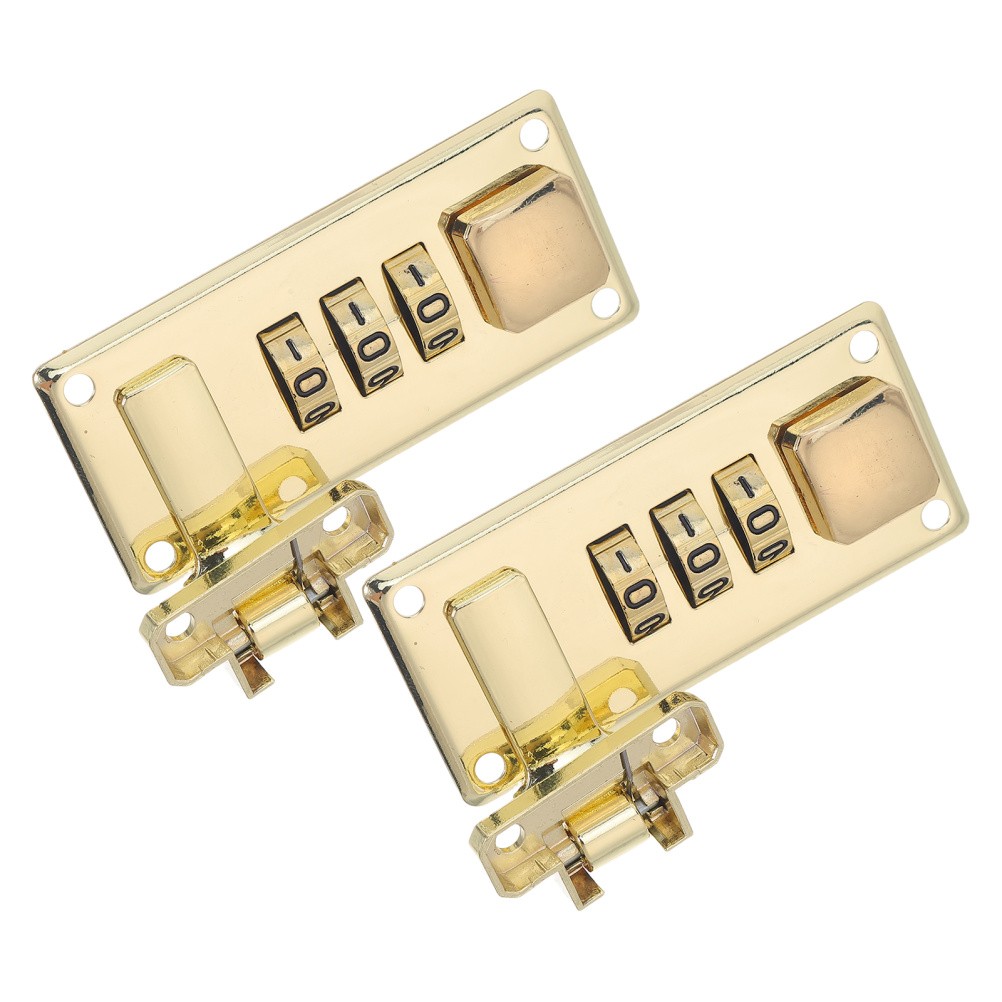 2 Pcs Baggage Lock Luggage Latch for Case Locking Combination Replacement