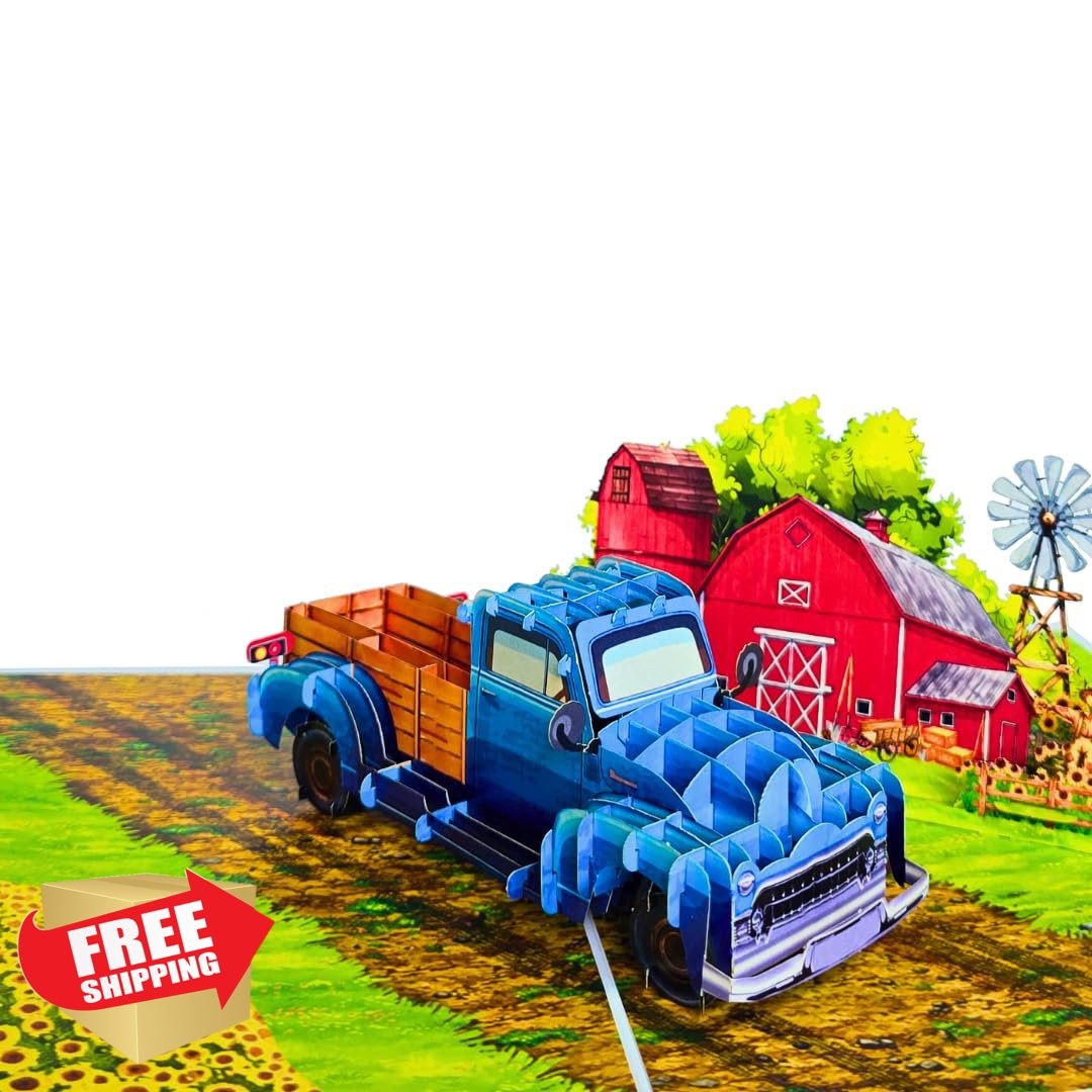 PIECE GIFT Truck Fathers Day Card
