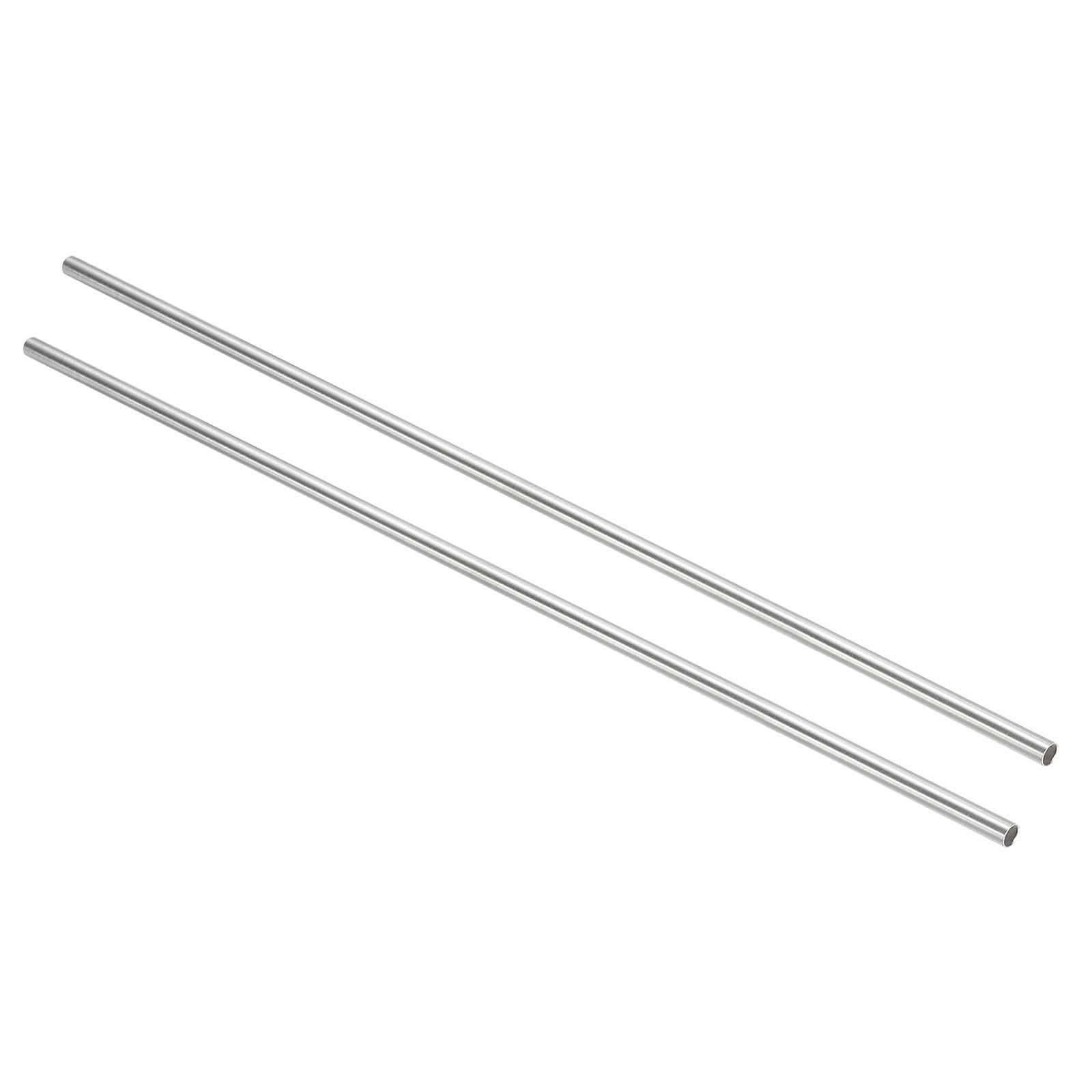 2Pcs Thermowell Pipe Immersion Well 1/4" ID 9/32" OD 16" 304 Stainless Steel