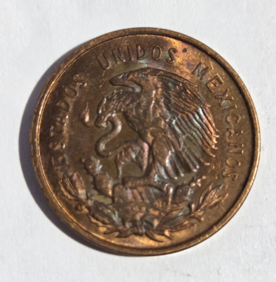 1955 Mexico Diez 10 Centavos