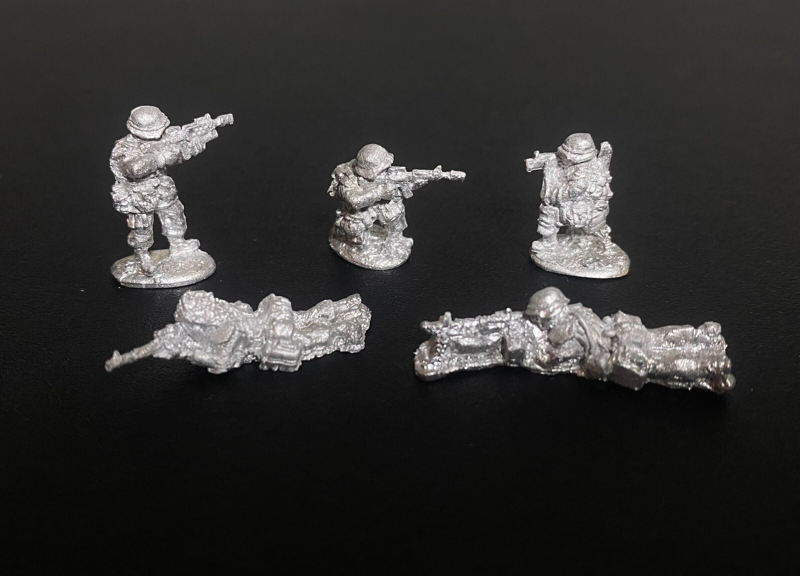20mm Invasion of Grenada US 82nd Firing 5 Metal Figures FUR3