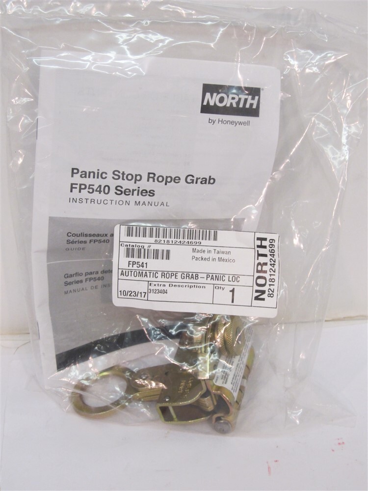North FP541 by Honeywell, Panic Stop Rope Grab, 5/8" (16mm) Rope