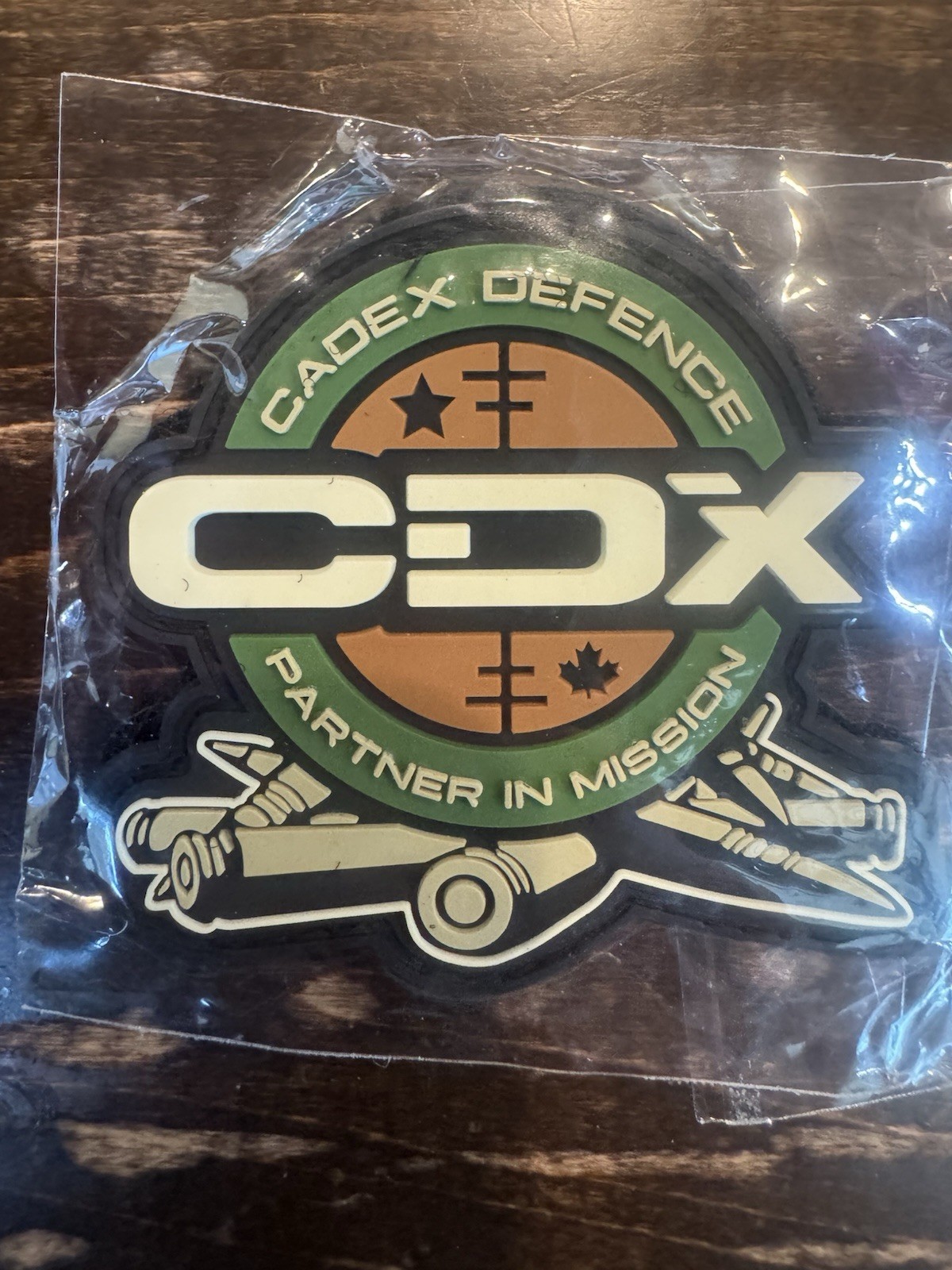 Cadex Defence CDX Partners In Mission Shot Show 2026 NEW PVC Patch Hook & Loop