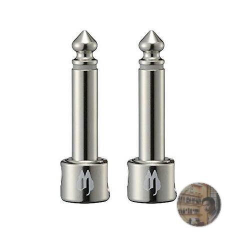 Free The Tone SL-4L-NI-2P CU-416 Solderless L-Plug Connector 2-Pack New