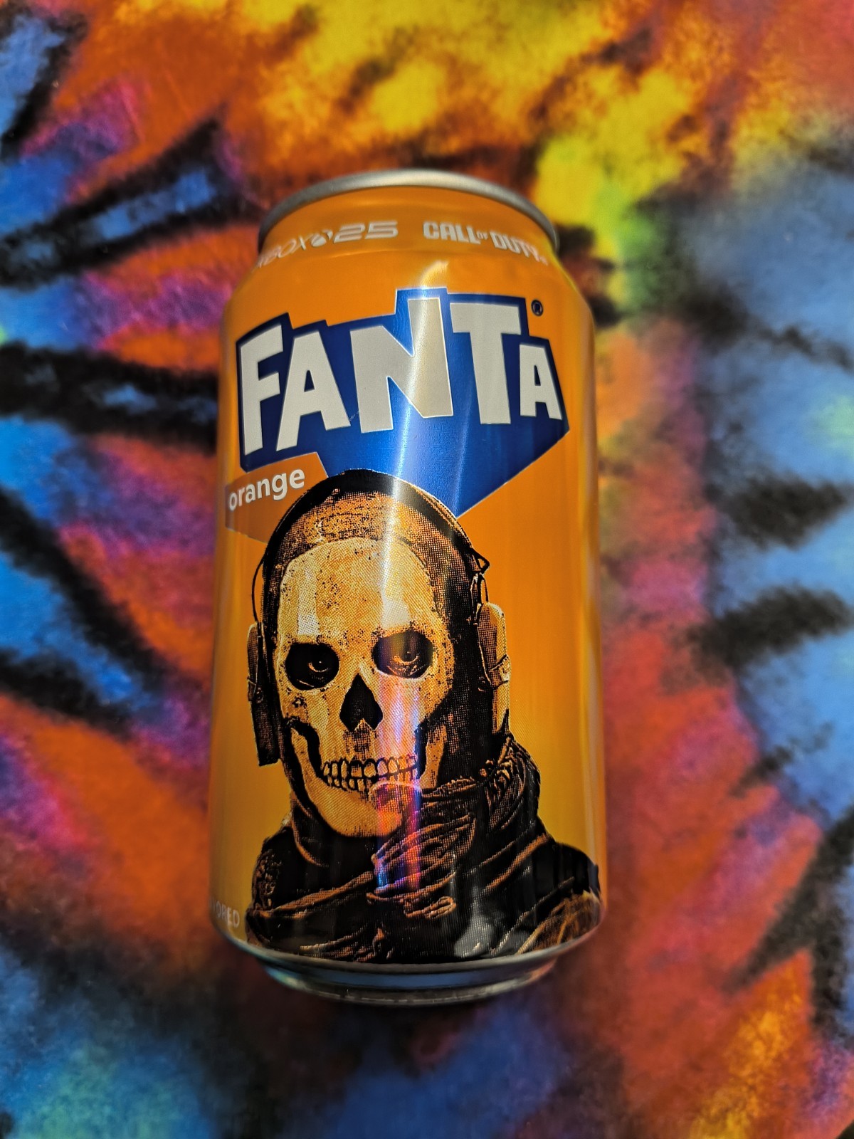 Call Of Duty Ghost Orange Fanta CAN ONLY Collector Limited Soda SEALED Xbox