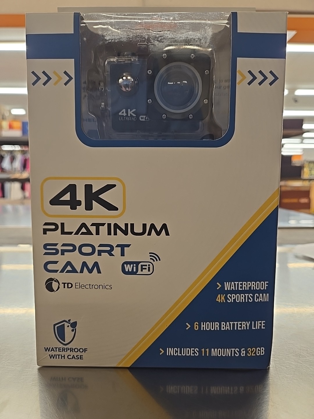 Platinum 4K Sports Cam - Action Cam with 11 Mounts Included (TDPSPCAM1)