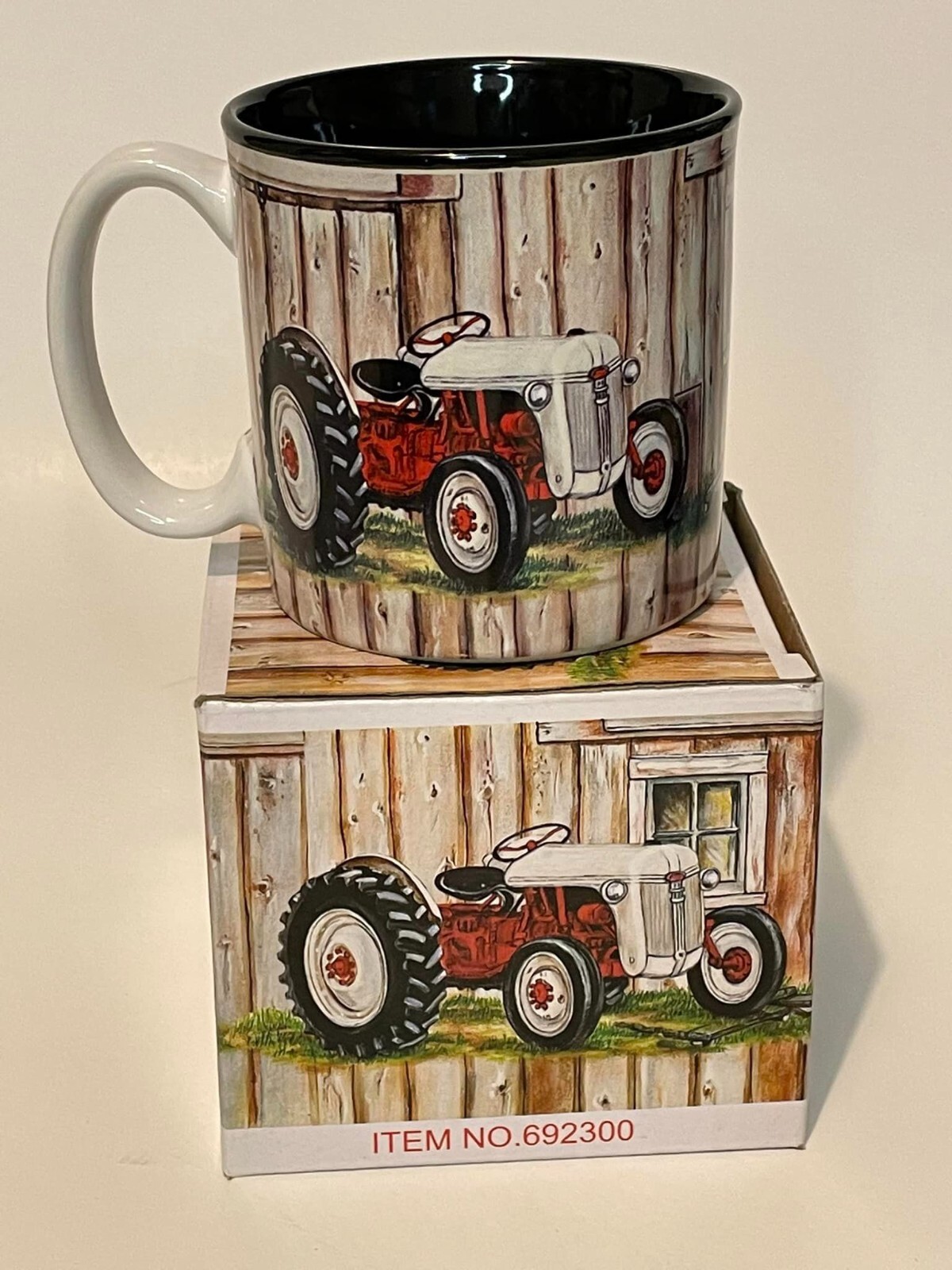Burton & Burton Coffee Mug Red Tractor New In Box