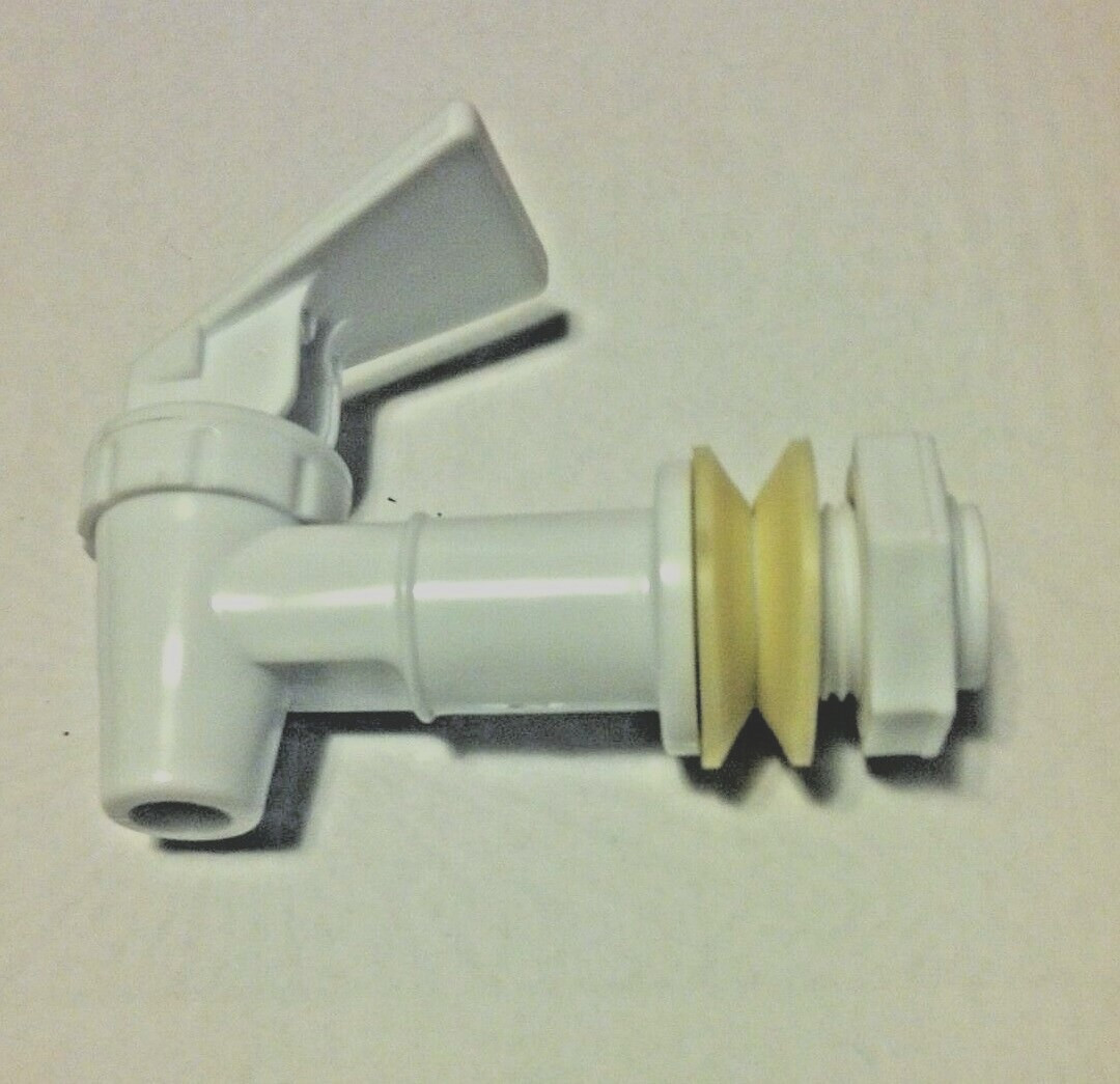 Tomlinson Style Water Crock Replacement Spigot Faucet Dispenser Valve White USA