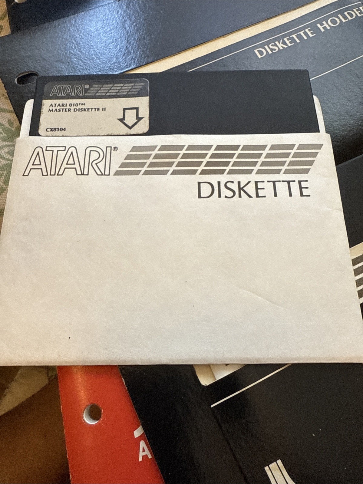 Vintage DISK OPERATING SYSTEM II Atari 400/800 Computer Reference Manual 2 Disks
