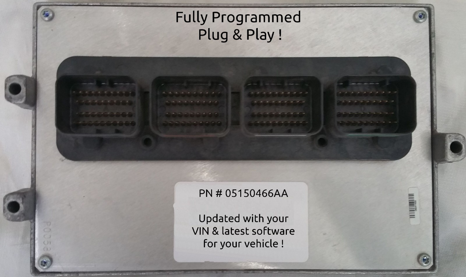 5150466AA 2008 2009  Jeep Wrangler 3.8L AT ECM PCM Programmed 05150466AA PnP