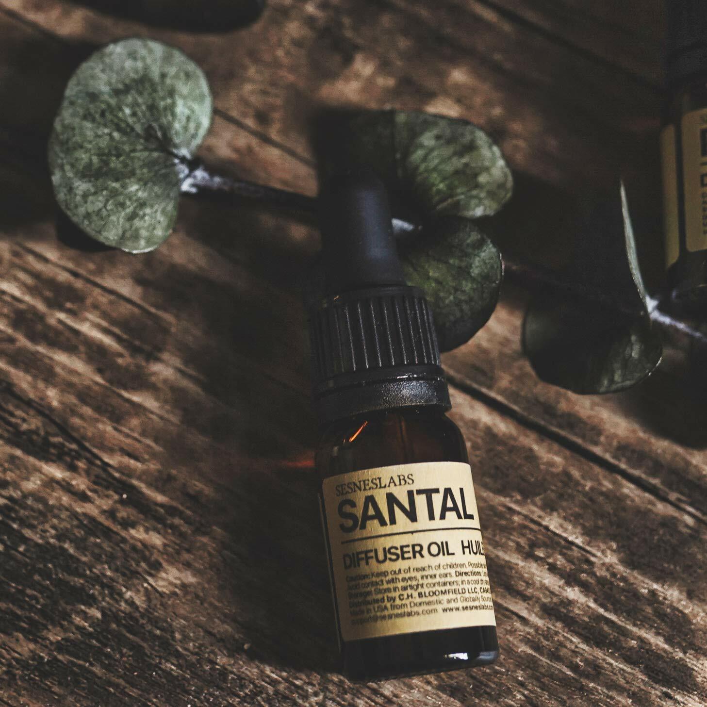 Santal Diffuser Oil, Niche Scent, Luxury Sandalwood Musk Essential Oils Blend