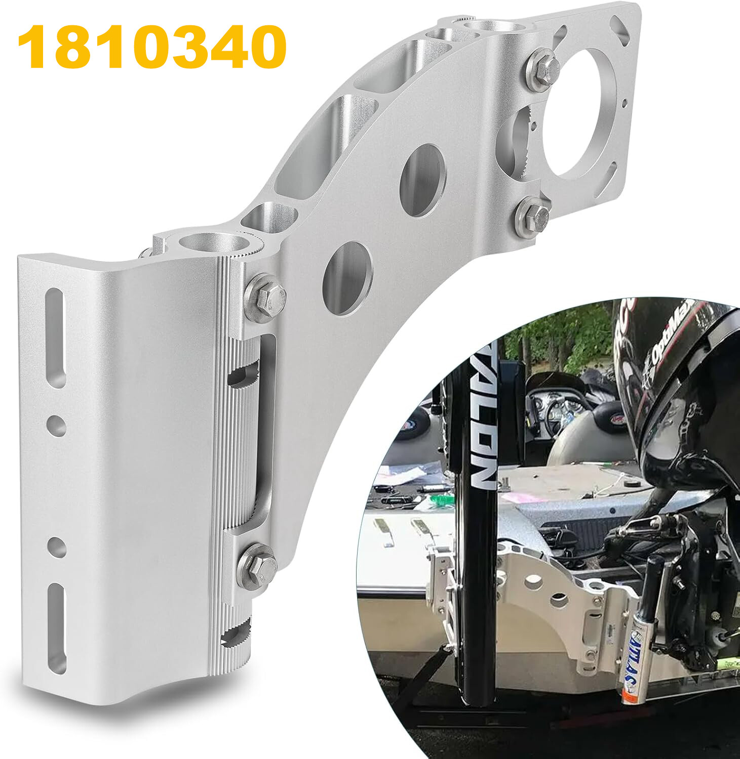for Minn Kota 1810340 Talon Side-Mounted Jack Plate Bracket G2-Port/Starboard