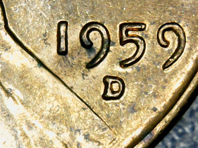 1959-D/D RPM Lincoln Cent Unc.