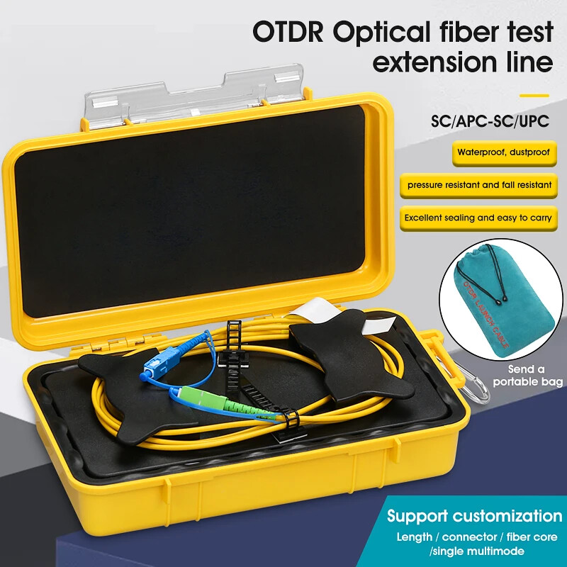 Fiber Optic OTDR Launch Cable 1310/1550nm 150M~2000M OTDR Dead Zone Eliminator
