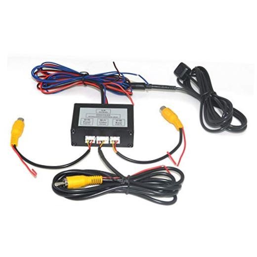 Car 2 Cameras Switch Control Box 2 Way Channel for Front/Rear/Right/Left View