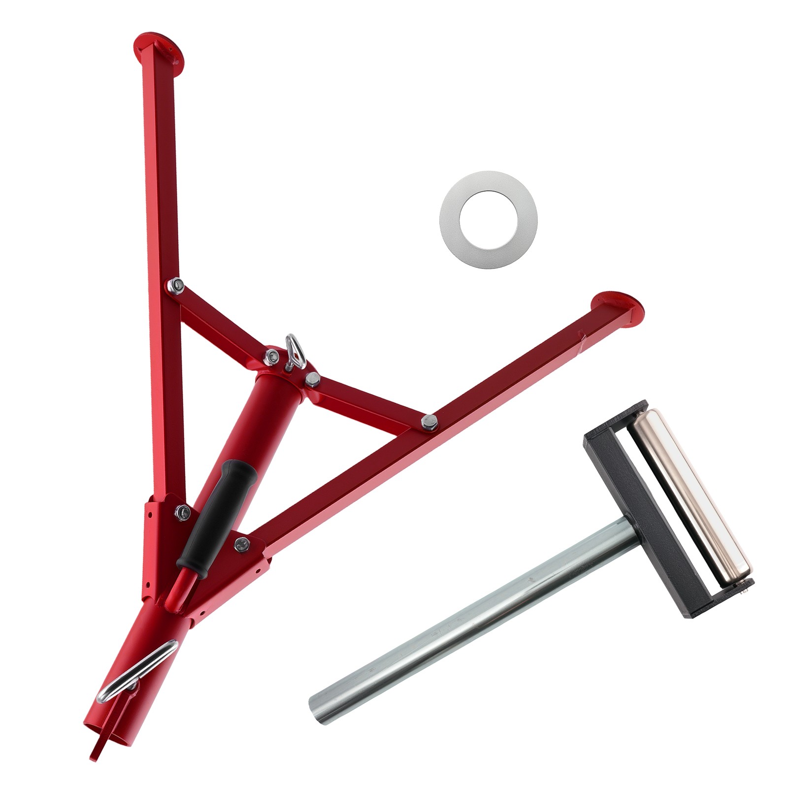 Heavy Duty Foldable Roller Stand 2500lbs Support Adjustable 27.6-52in Height