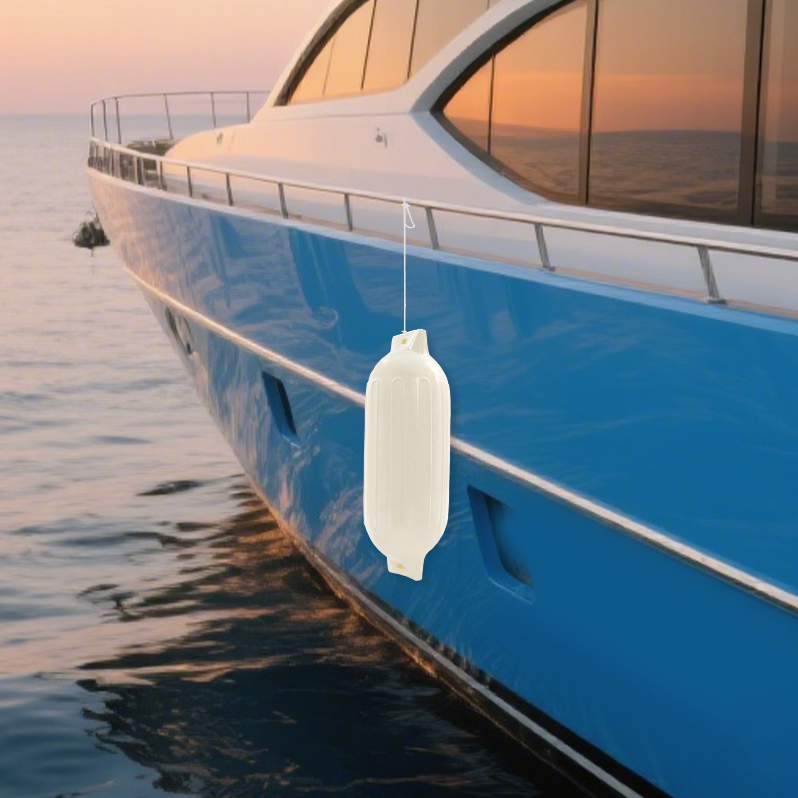 1 Pack Boat Fenders PVC Boat Fender Fender for Boat Impact Protection 68*21cm