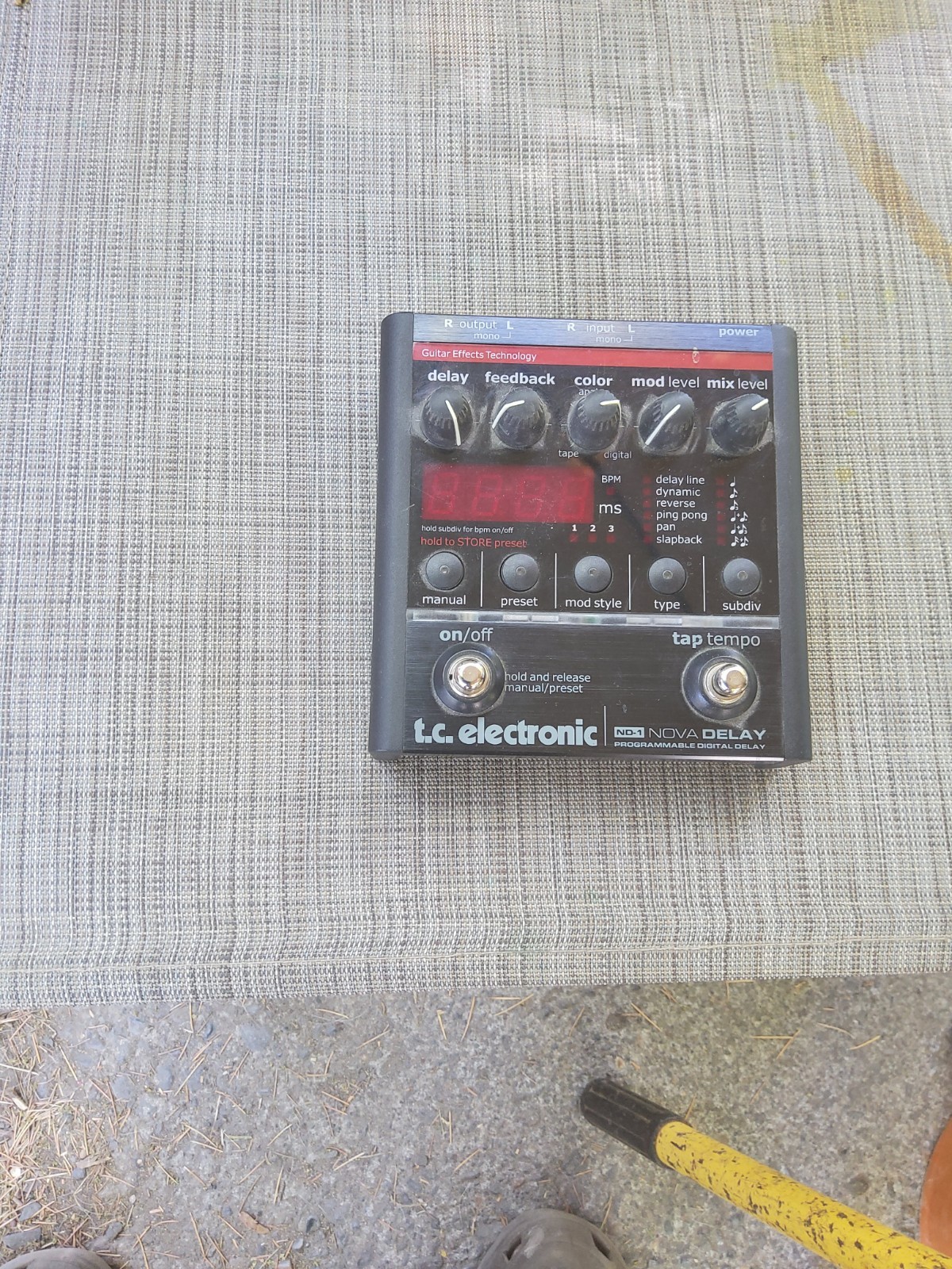 TC Electronic Effects Pedal ND-1 Nova Delay
