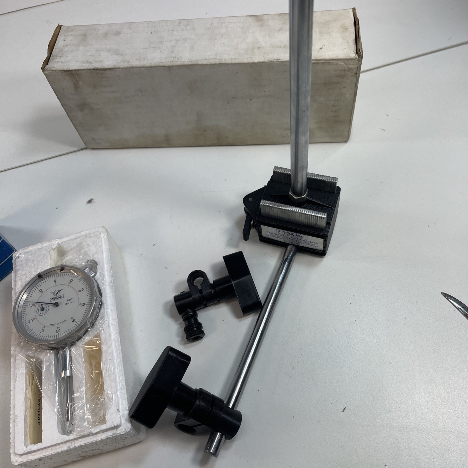 Fowler Dial Gauge W/ Mag Base