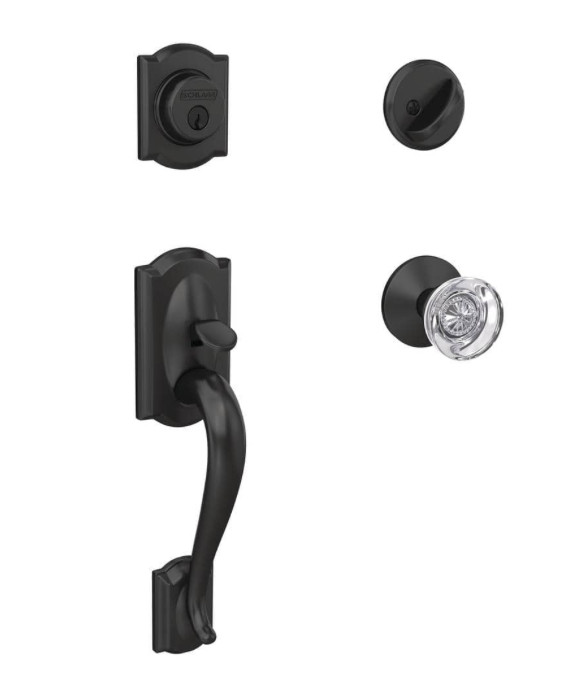 Schlage Camelot Single Cylinder Door Handleset FC60 CAM HOB KIN