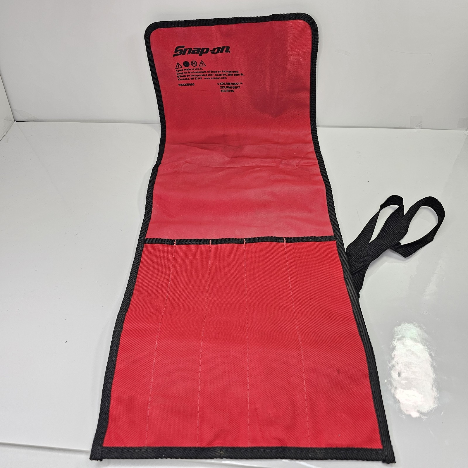Snap-on Tools USA Red Storage Bag For XDLR Wrench Sets PAKKB095