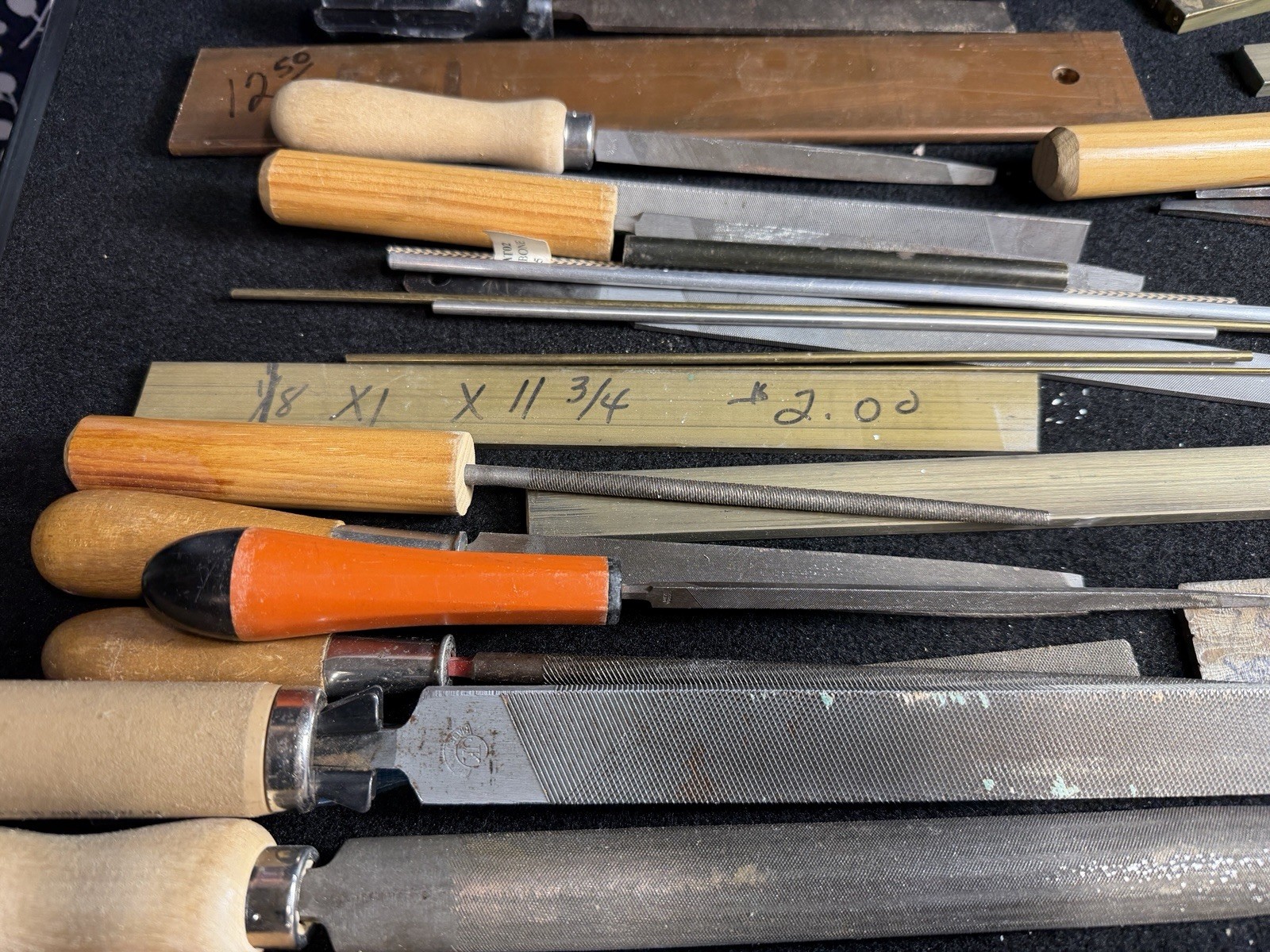 Vintage Lot of 17 lbs Used Files Rasps Variety knife Making Tool Steel flat iron